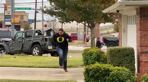 Newly released video shows the moment a good Samaritan ran after a fleeing drunken driver who fatally hit a Texas detective, pinning him down while yelling, "you killed somebody!" The footage ...